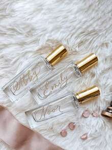 1 Bottle 0.5 Oz Personalized Engraved Perfume Bottle, Bride Mother Gift, Bridesmaid Gift, Bridesmaid Proposal Gift, Customized Perfume - 15ml - View 4