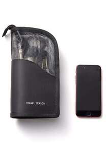 1个立式化妆刷收纳盒，化妆刷整理器，化妆品收纳袋，女士洗漱包，户外海滩度假旅行必备，旅行配件，万圣节礼物，圣诞节礼物，生日礼物 - 彩色 - 查看 4