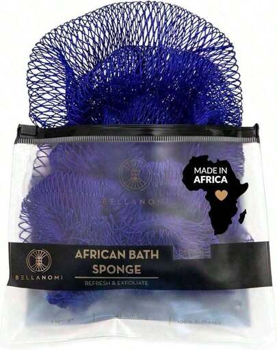 African Exfoliating Net Sponge, Ethically Sourced From Nigeria Bath Sponge Smooth Skin Bath Sponge Shower