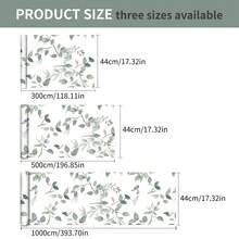 Tapet verde cu frunze de eucalipt - autocolant de perete autoadeziv din vinil, detașabil și impermeabil pentru decorul casei și renovarea pereților camerei de zi, dormitorului, bucătăriei, decor de perete estetic de toamnă - Multicolor - Vizualizare 5