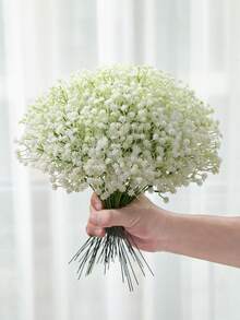 1/3/15/30 Piezas de Flores Artificiales Blancas de Respiración de Bebé. Estas Gypsophila Falsas Ofrecen un Toque Realista. Son Flores Artificiales. Para Arreglos Florales de Bodas, Decoración de Fiestas, Decoración de Cumpleaños, Decoración de Habitaciones, Decoración del Hogar, Decoración al Aire Libre. Decoraciones de Graduación, Plantas, Flores Falsas, Plantas Falsas, Accesorios de Dormitorio, Decoraciones de Boda.