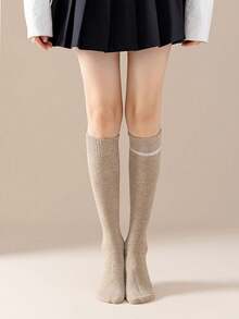 4 pares/2 pares/1 par Calcetines de lana gruesos para mujer, cálidos para uso diario y atuendos en casa