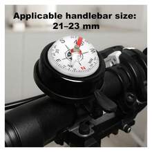 Aluminum Alloy Compass Bicycle Bell For Handlebars, Loud And Clear Sound, 22.2mm Bicycle Horn For Cyclists | Men's Mountain Bike Accessories | Loud Horn Bicycle Accessories - Multicolor - View 5