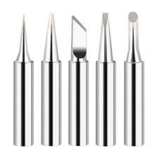 5 szt. grotów lutowniczych z czystej miedzi 900M, zestaw głowic lutowniczych wewnątrz gorącej, gołej miedzi, narzędzia spawalnicze elektryczne