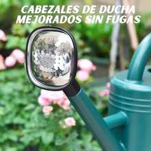 Regadera para Plantas de Interior y Exterior de 3.7 Litros Regadera para Jardín, Flores de Casa con Boquilla Grande y Larga, Con Cabezal de Aspersor (Verde) - azul - Ver 10