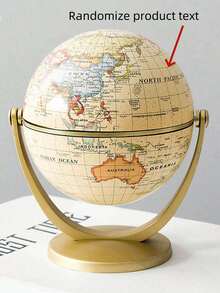 1 pieza Globo flotante decorativo de estilo vintage americano, decoración de escritorio de lujo de alta gama con relieve 3D, adecuado para estudio/oficina, decoración del hogar, decoración de cocina, decoración de habitación, decoración de fiesta, artesanía decorativa, adornos de escritorio, decoraciones de escritorio, regalos decorativos para fiestas, decoraciones navideñas, regalos de Navidad. - Multicolor - Ver 3