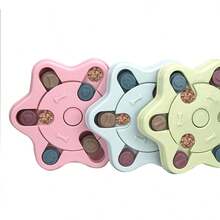 Cat And Dog Feeders In 3 Colors And 3 Shapes, Pet Educational Feeding Toys, Feature Bone And Heart Patterns, A 360° Rotating Slide, Multiple Food Containers, Screw Reinforcements, And A Non-Slip Mat. Made Of PP, They Improve IQ And Cognitive Skills, Slow Feeding, Reduce Boredom, And Support Interactive Training. This Simple Dog Educational Training Toy Is Suitable For Daily Feeding, Pet Training, And Indoor Play.