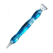 钻石画笔配件工具套装，钻珠点笔套件，符合人体工程学的钻石艺术树脂笔，带多功能金属笔头 - 彩色 - 查看 18