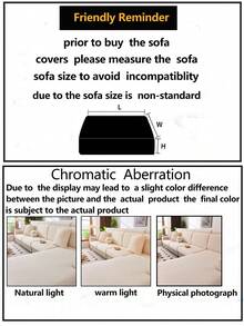 1pc Stretch Sofa Seat Cushion Cover, All Season Non-Slip Sofa Slipcover, Full Coverage Sofa Protector, Washable, Dust-Proof, Pet-Friendly, Adjustable For L-Shaped Sofa, Suitable For Bedroom, Office, Living Room - cream color - View 12