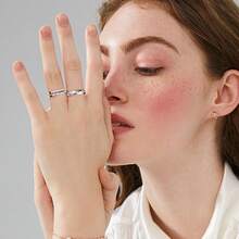 Women Single Ring - 3件組14k鍍金套裝 - 查看 9