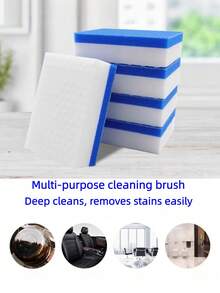 1/5-Piece Pack, Kitchen Magic Sponge Eraser, Foam Cleaning Pad, Multi-Functional Household Cleaning Sponge, Kitchen Dishwashing Sponge, Suitable For Cleaning Furniture, Kitchen, Bathroom, Bathtub, Sink, Floors, Walls, Etc. Cleaning Supplies, Household Tools, Suitable For Use In Schools, Kitchens, Bathrooms, Homes, Etc. - Multicolor - View 7