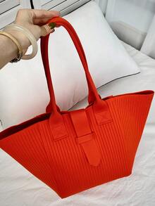 Tunpurle Damen Umhängetasche mit großer Kapazität, Pendler-Shopper, Damentasche in Taschenform