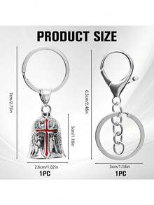 Motorcycle Keychain With Lucky Charm, Motorcycle Bell Protector, Motorcycle Bell Protector, Motorcycle Bell Protector, Motorcycle Bell Protector - Red - View 3