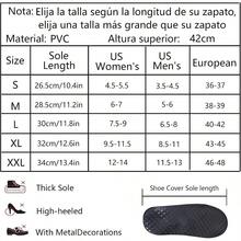 Cubre Zapatos Impermeable, Protector De Zapatos Con Reflector, Cubiertas de Zapatos Antideslizante con Cremalleras, Para La Temporada De Lluvias, Al Aire Libre, Ciclismo - 2X Grande - Ver 7