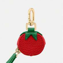 Mini monedero de moda para mujeres, cartera linda, bolsa, colgante, regalo para niñas, llavero de fresa - Rojo - Ver 10