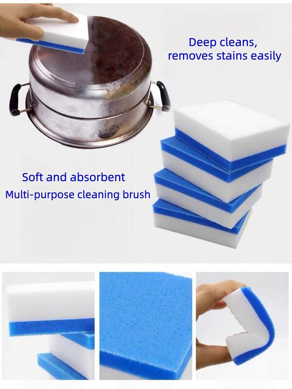 Borrador mágico de esponja de nano, quitamanchas poderoso para cocina, zapatos, tazas de té, lavado de platos, limpieza de alta densidad - Adecuado para propietarios de barcos y entusiastas marinos - Elimina eficazmente las algas y la suciedad - Regalo ideal para amantes de los barcos, herramienta de limpieza marina de nano océano - Suministros de limpieza para cubierta de barco y marina.