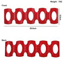 Almohadilla de silicona para latas de cerveza, soporte para bebidas, organizador de almacenamiento para cocina, bar, despensa, herramientas, gadgets, tapete organizador - Negro - Ver 4