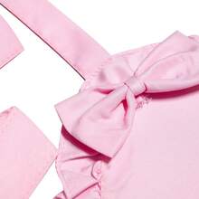 1pc Heart-Shaped Cooking Apron, Adjustable Tie Neck Chef Apron For Women, Suitable For Cooking, Role Play, Home Use