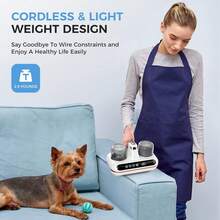 5合1无线床垫吸尘器，采用紫外线和超声波技术，10000PA吸力，低噪音，适用于清洁灰尘、宠物毛发等。 - 彩色 - 查看 5