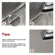 1 片/2 片网格状半透明薄纱窗帘，简约半透明穿孔设计窗帘，适用于客厅、阳台和卧室的装饰，客厅窗帘，卧室窗帘，厨房，多用途装饰窗帘。 - 米色 - 查看 10