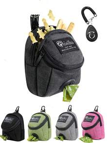 1pc Portable Pet Treat Bag, Training Pouch, Snack Reward Bag, Puppy Training Treat Bag, Pet Feeding Waist Pack, Suitable For Travel Walking Dog, Dog Supplies, Dog Snack Bag - Multicolor - View 11