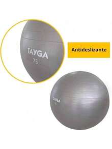 Tayga Pelota Fitness para Entrenamiento de Yoga Pilates - Gris - Ver 4