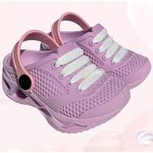 Babouche Or Crock Sandal For Girls, Light, Soft And Comfortable, Light Colors - Purple - View 2