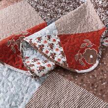 Twin Quilt Bedding Set - Lightweight Bedspreads, 2-Piece Microfiber Reversible Coverlets, Retro Bed Cover, Twin Size All Season Quilts - Grey - 莧菜紅 - 查看 9