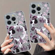 Compatible con phone 16 Pro, 15/14 Plus, 13/12/11 Pro. Nueva funda magnética transparente de acrílico con diseño clásico y resistente. Funda de alta calidad para hombres y mujeres. - Colores mixtos 1 - Ver 8