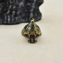 Brass Vintage Peacock Statue, Handmade Miniature Sculpture, Suitable Home And Office Decoration - Halloween,, Or Birthday Gifts.No Power Required;Exquisite Carved Collectible, Essential Holiday Decoration Animal Lovers, Idea, Holiday Decoration, Vintage Decoration, Elegant Sculpture, Brass Statue, Fine Craftsmanship, Collectible Figurine, Miniature Model, Home Decorator, Holiday Decorator - 黃銅-孔雀 - 查看 6