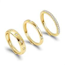 Women Single Ring - 3件組14k鍍金套裝 - 查看 1