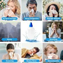 Botella de Lavado Nasal de 250ml - Limpiador Nasal para Niños y Adultos, Alivia Congestión Nasal - Multicolor - Ver 6