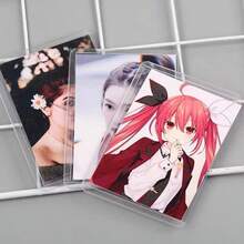 Film Coated Horizontal Version, Hard Card Cover, Small Card, Transparent Album, Idol Postcard, Photo, Card Film Clip Protective Cover