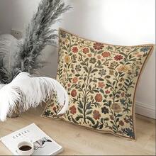 1pc Super Soft Short Plush Pillow Cover, Vintage Elegant Medieval Botanical Pattern (Vintage Style), Suitable For Home Decor, Back To School Gift, Multipurpose Decorative Pillow Cover, Double-Sided Printed Pillow Cover (Pillow Insert Not Included) - Multicolor - View 5