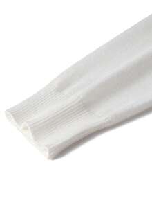 GRDR Men's Casual Long Sleeve Half-Zip Pullover Sweater, Versatile For Daily Wear - White - View 5