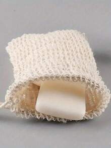 10Pcs Reusable Exfoliating Soap Saver Pouch, Sisal Soap Bag With Drawstring,Soap Bag Foaming Net; Facial Soap Net Soap Saver Bag, Knotted Shower Soap Bag For Foaming And Drying, Body Scrubber, Back Scrubber Skin Smoother For Exfoliating Dirt And Dead Skin, Body Cleaning Tools, Bathroom Supplies, Bathroom Accessories Home Bathroom Decor