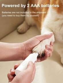 1 pieza Amoladora eléctrica para uñas de mascotas de alto rendimiento, adecuada para gatos y perros de todos los tamaños, amoladora eléctrica para uñas de mascotas, lima de uñas súper silenciosa, cómoda y amigable para las patas, para arreglo, cuidado de uñas de gatos, perros y pequeños animales, no incluye baterías - Multicolor - Ver 14