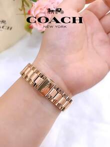 Coach Đồng hồ nữ mặt vàng hồng Tatum - Hoa hồng vàng - Xem 5