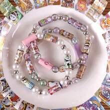 DIY贴纸手链 贴纸串珠手链礼物（颜色随机） - 彩色 - 查看 1