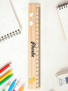 Personalised Wooden Rulers - Teacher Gifts - Laser Engraved 20cm Wooden Ruler, Custom Wooden Ruler,School Enrollment Gifts,Back To School,Personalized School Ruler,First Day Of School Gift,School Supplies.