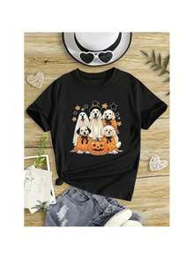 Koszulki dla młodych dziewcząt - Czarne - Zobacz 1