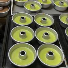 1 件/4 件/8 件，4.5 英寸天使空心蛋糕模具、烤盘、铝合金不粘甜甜圈模具、易于清洁、耐热烤箱、非常适合精致甜点、烘焙必备品，非常适合圣诞节、万圣节和情人节。