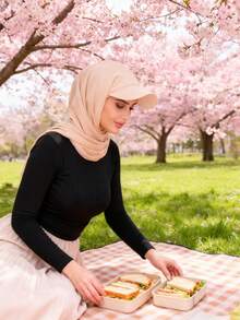 1 peça novo chapéu cachecol feminino de cor sólida com aba, chapéu lenço de cabeça versátil estilo Oriente Médio