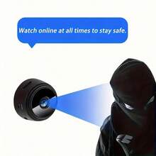 1pc Smart Wi-Fi Security Camera With 2.4GHz Wireless Indoor Surveillance, Remote Viewing, Motion Detection, Home Assistant Compatibility, Sleek Design - Black - View 4