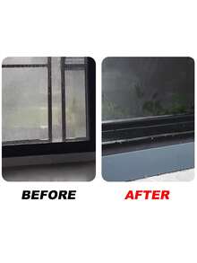 1 件装窗户雨挡条、窗户防水罩、阳台窗户防水屏障、滑动窗户防水防风装置（防雨溅）