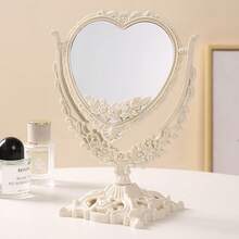 1个复古公主梳妆镜，桌面镜，宿舍镜，高清化妆镜，双面镜，化妆，便宜，房间装饰，梳妆台，旅行，卧室，化妆配件，镜子，梳妆镜，便宜，圣诞礼物，化妆，化妆工具，便宜货，礼物，女士礼物，圣诞礼物，赠品，旅行，便宜货，旅行必备 - 彩色 - 查看 21