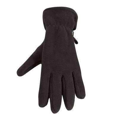 Result Unisex Active Anti Pilling Thermal Fleece Gloves (Black) - 100% Polyester - (BC874)