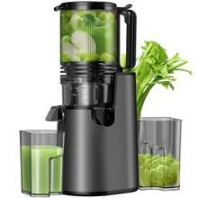 Cold Press Juicer Machines, Compact Small Slow Masticating Juicer With Large Chute For Whole Fruits & Vegetables, Easy To Clean & Quiet Juice Extractor,Space Saving Design,99% Juice Yield, Kitchen Appliance - US A Type Plug(110-127V) - View 11