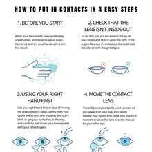 FUNSACHY 1 Pair Of Gray Lens Contact Lenses, Annual Disposable Beauty Lenses, Korean Lenses, Suitable For Daily Dates Or Festivals, Comfortable And Natural Lenses