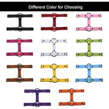 2pcs Adjustable Faux Leather Leg Garter Belt, 2 Rows Elastic Punk Thigh Garter Women Parties - White - View 8